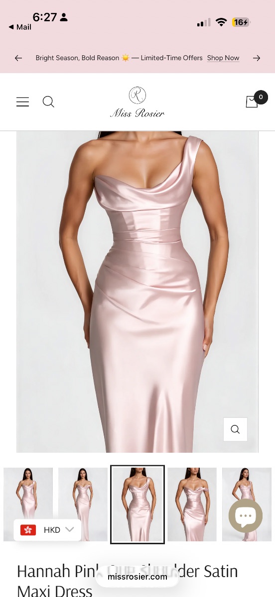 Miss Rosier gown