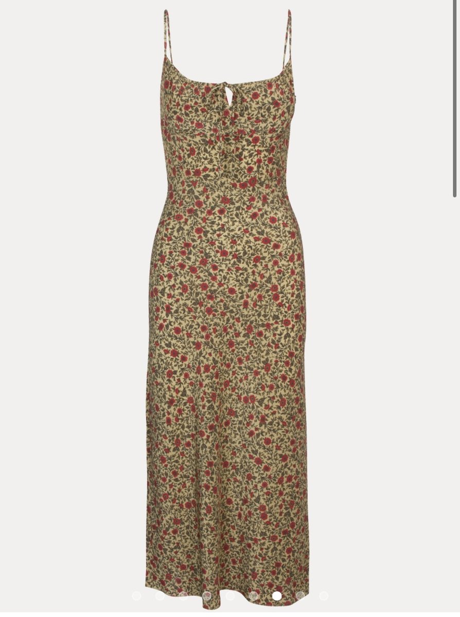 Realisation Par Floral Midi Dress