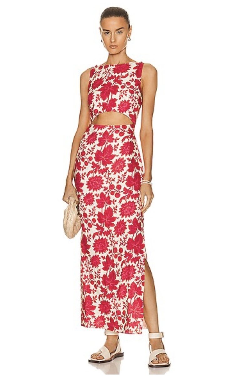 Sir the Label linen cut out dress
