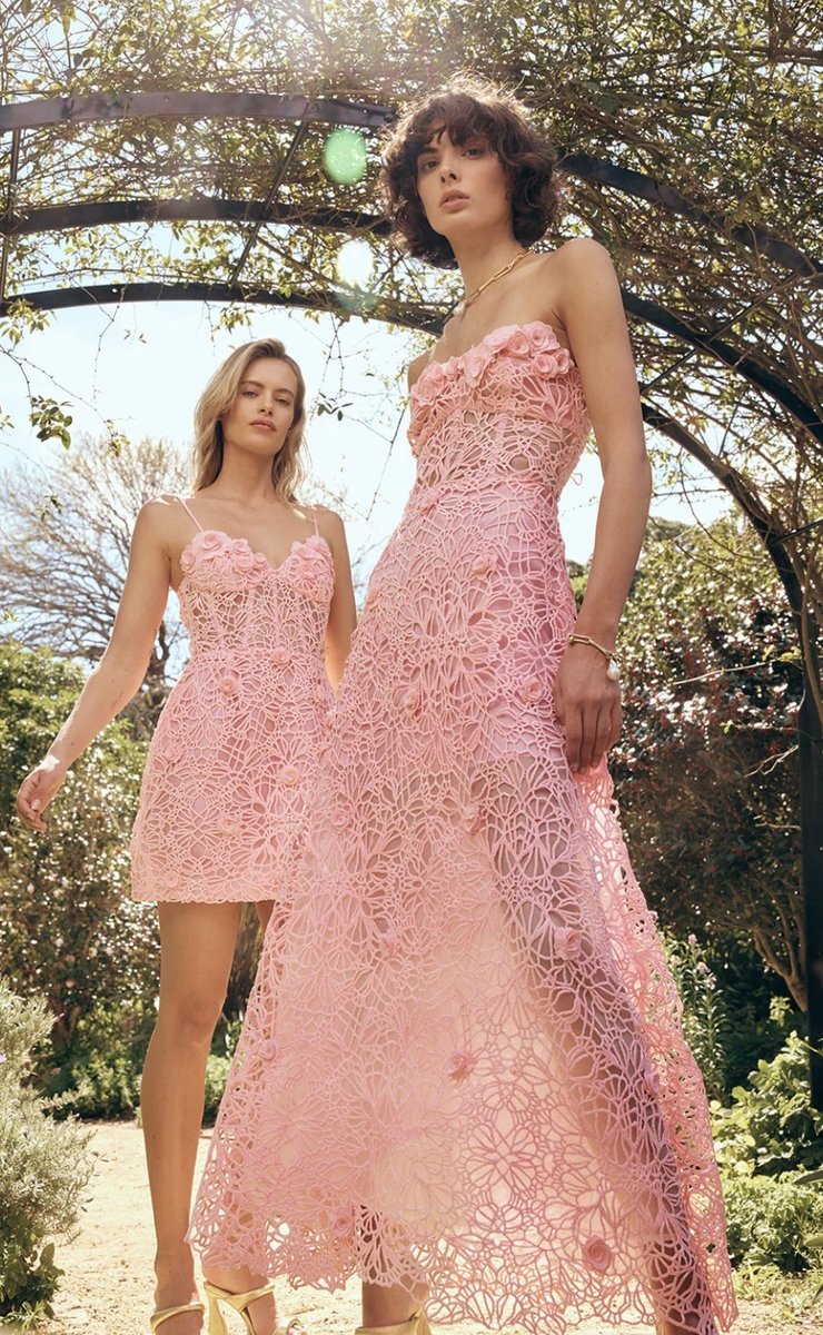 Manning Cartell Pink Lace Dress