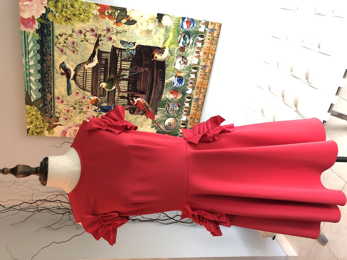 Ted Baker red skater dress