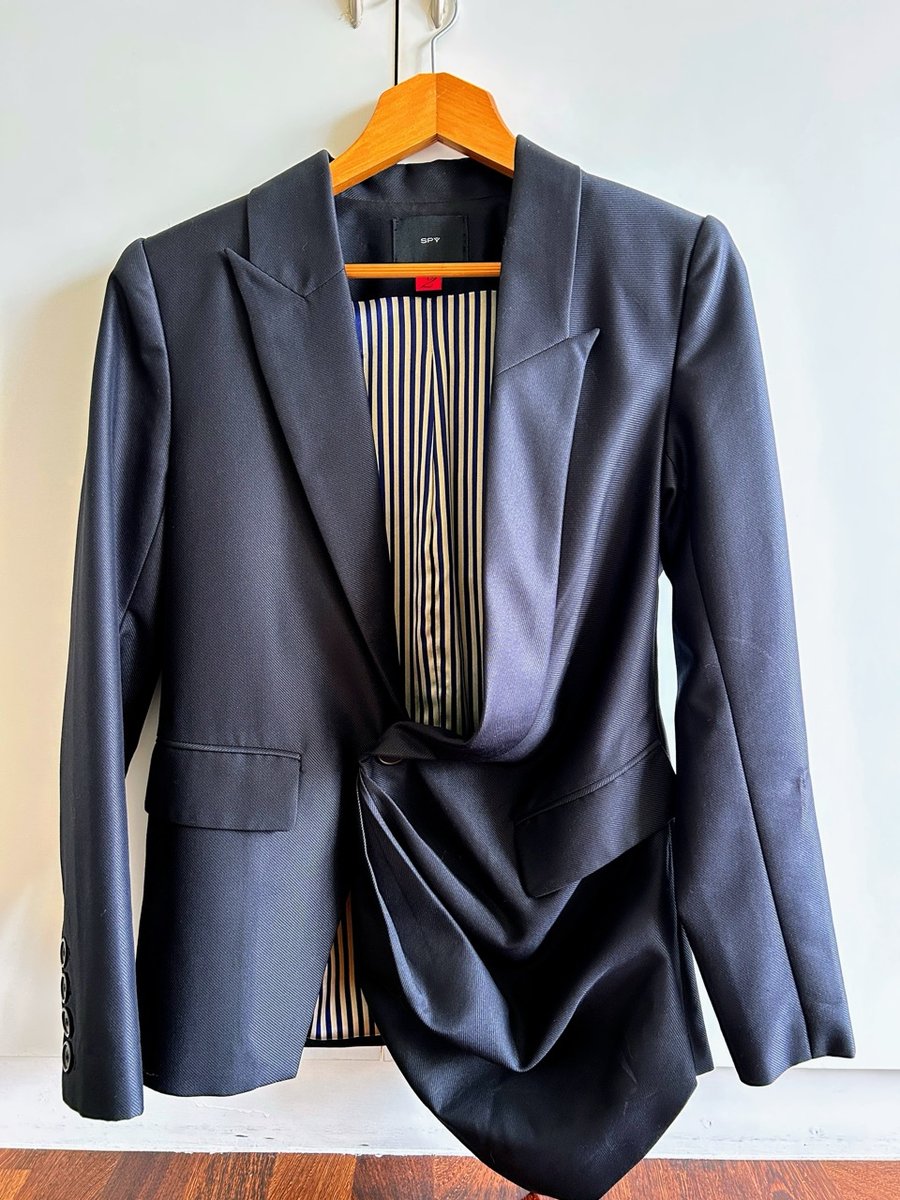 Spy by Henry Lau deconstructed blazer