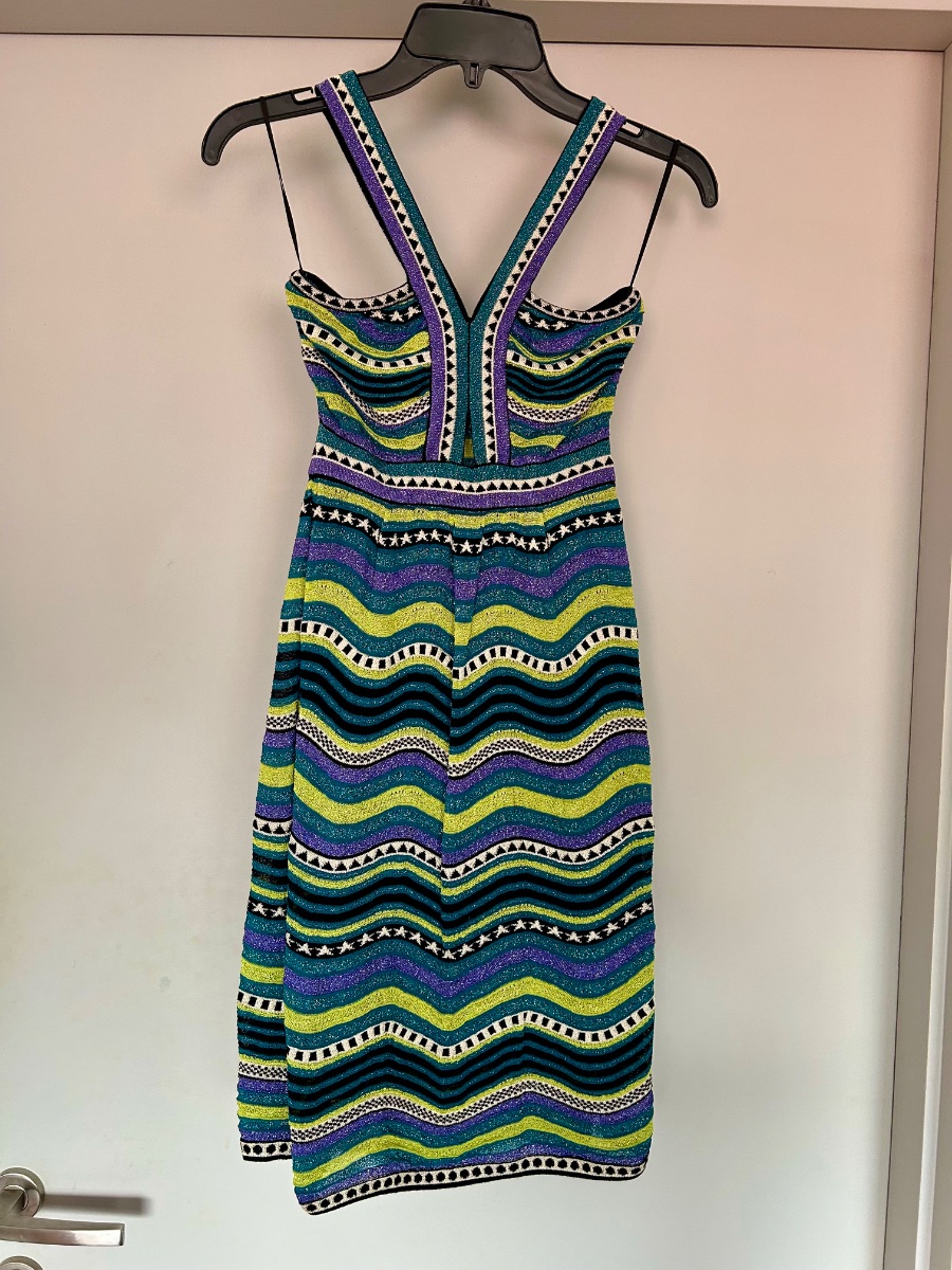 Missoni Geometric Patterned Knit Dress