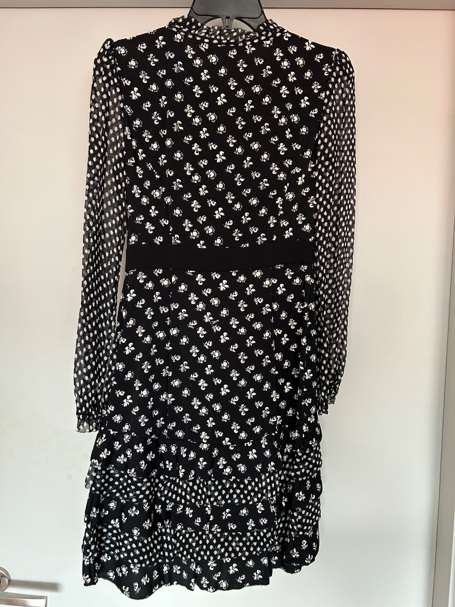 Diane Von Furstenberg Floral Chiffon Dress