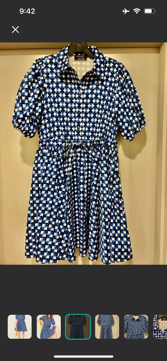 Kate Spade Geometric Print Dress