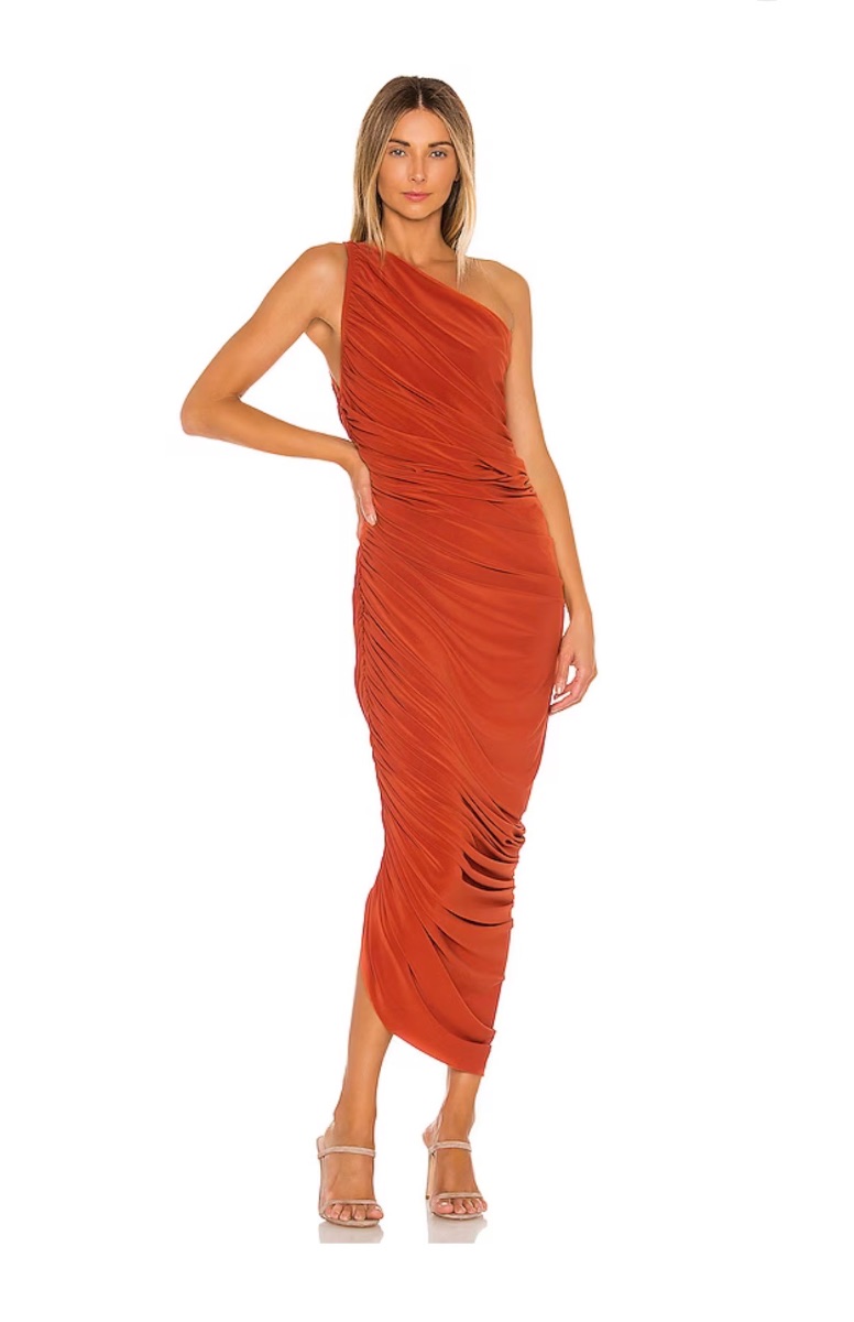 Diana Gown in Cinnamon - Norma Kamali