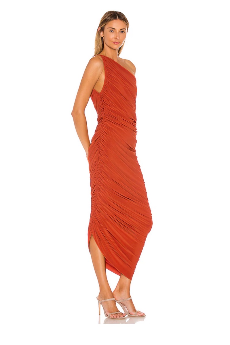 Diana Gown in Cinnamon - Norma Kamali