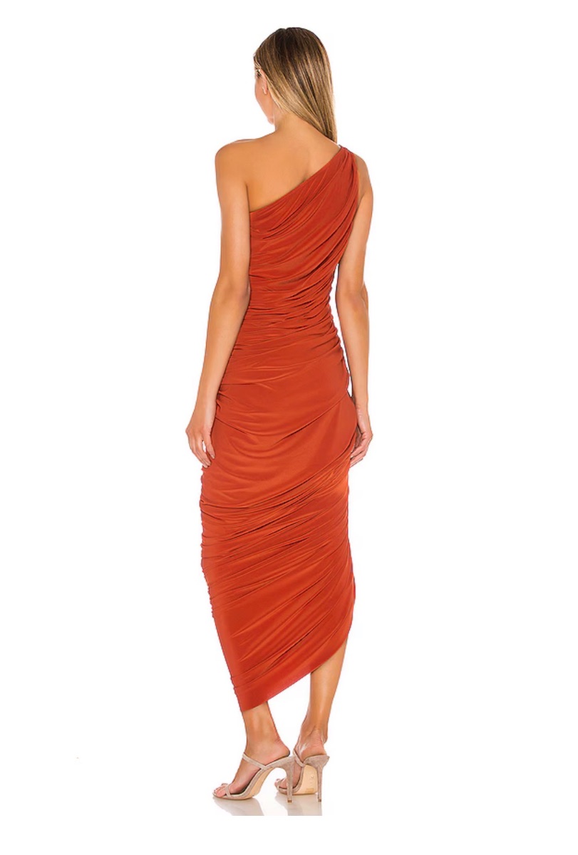Diana Gown in Cinnamon - Norma Kamali