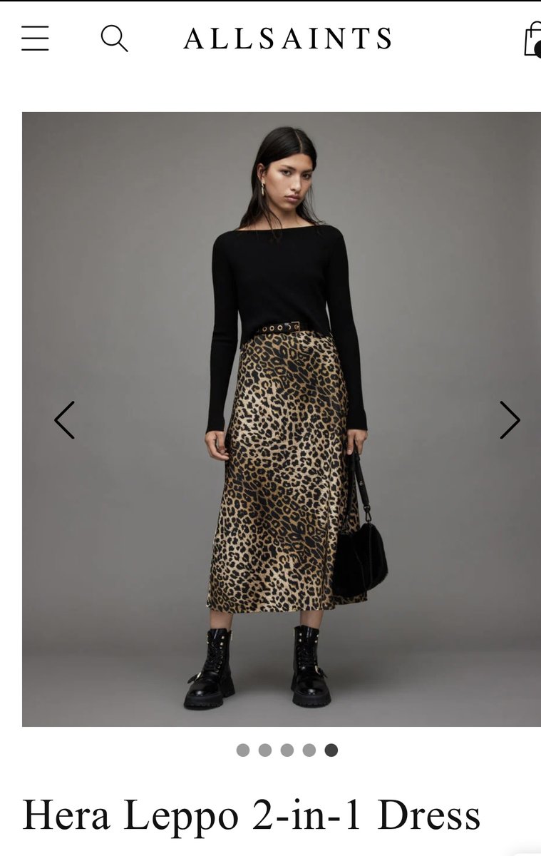 All Saints 2in1 Hera Leppo dress