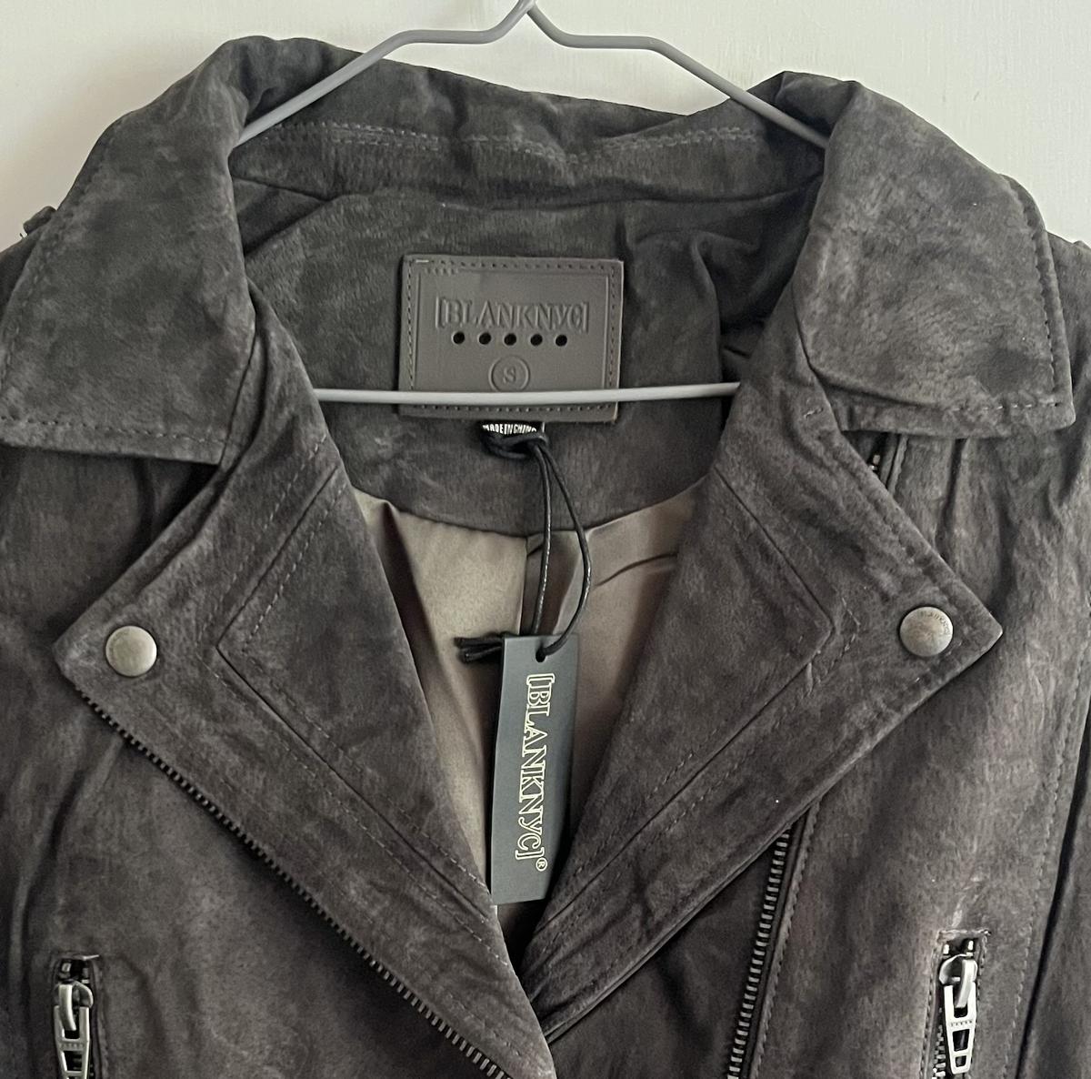Blank NYC suede moto jacket