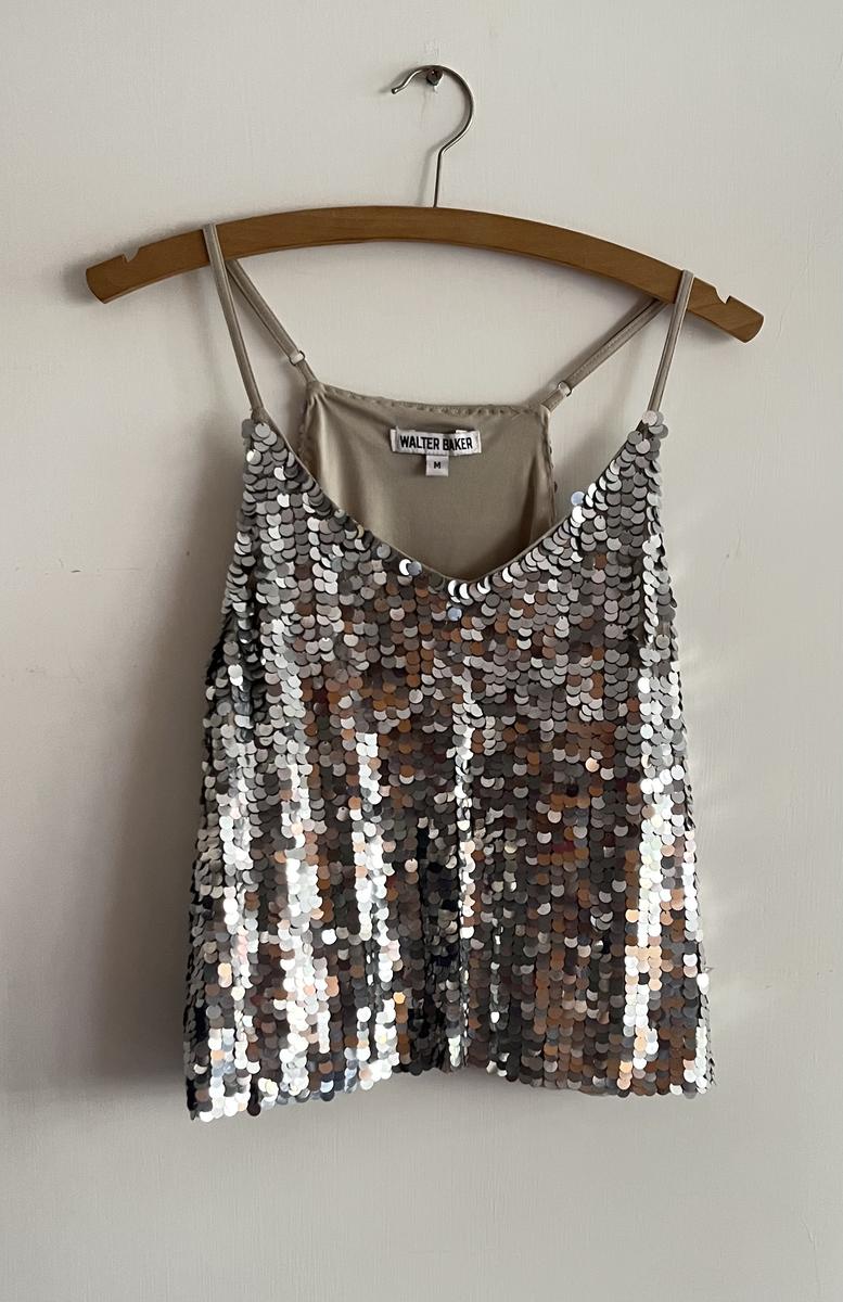 Walter Baker sequin camisole top