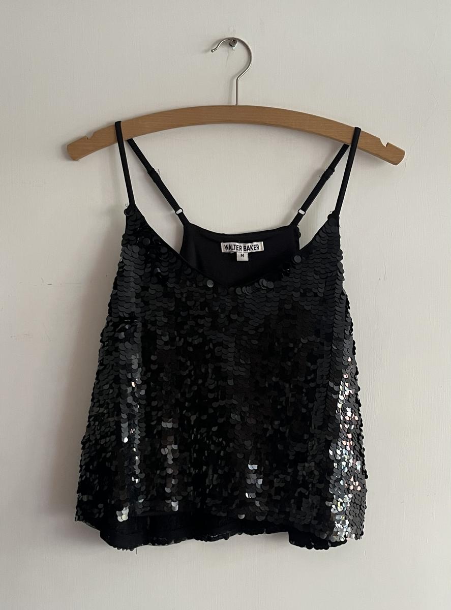 Walter Baker sequin camisole top