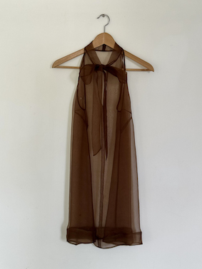 ORGANZA BOW DRESS