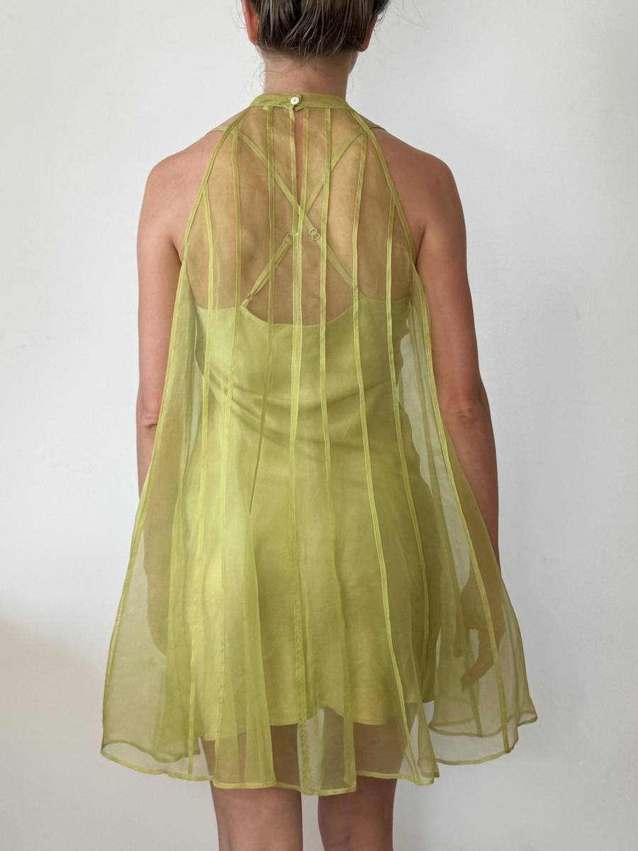 ORGANZA FLARE DRESS