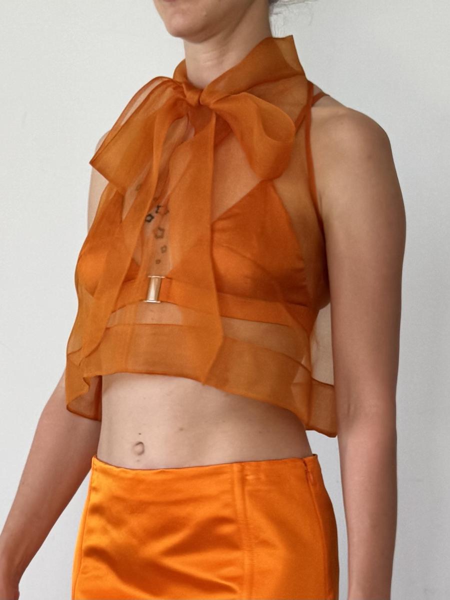 ORGANZA CROP TOP