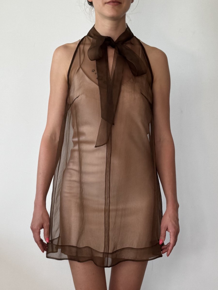 ORGANZA BOW DRESS