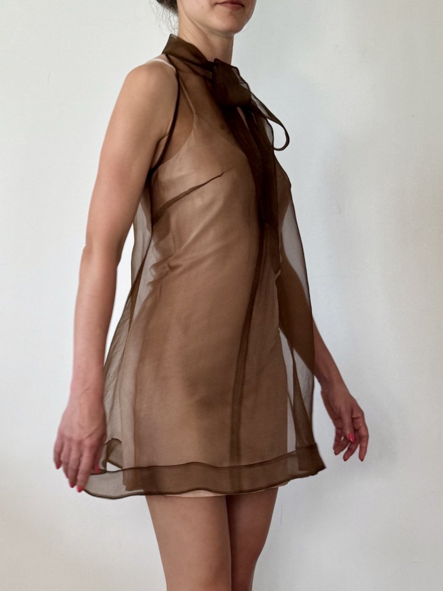 ORGANZA BOW DRESS
