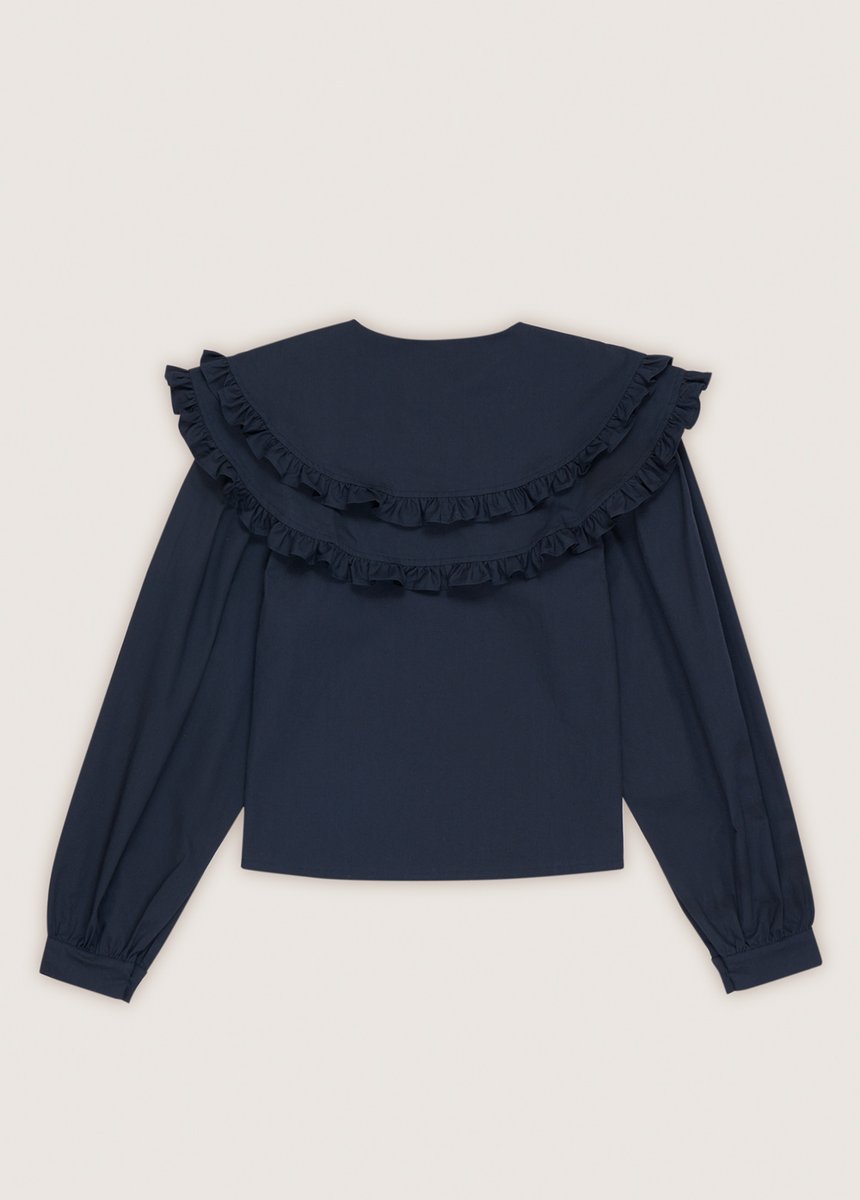 Oversized Collar Blouse