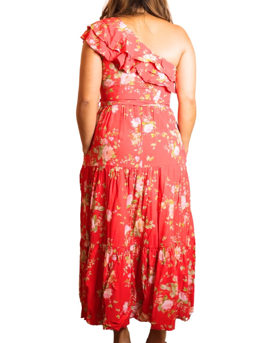 YUMIKIM Malia Dress Flirty Floral Red