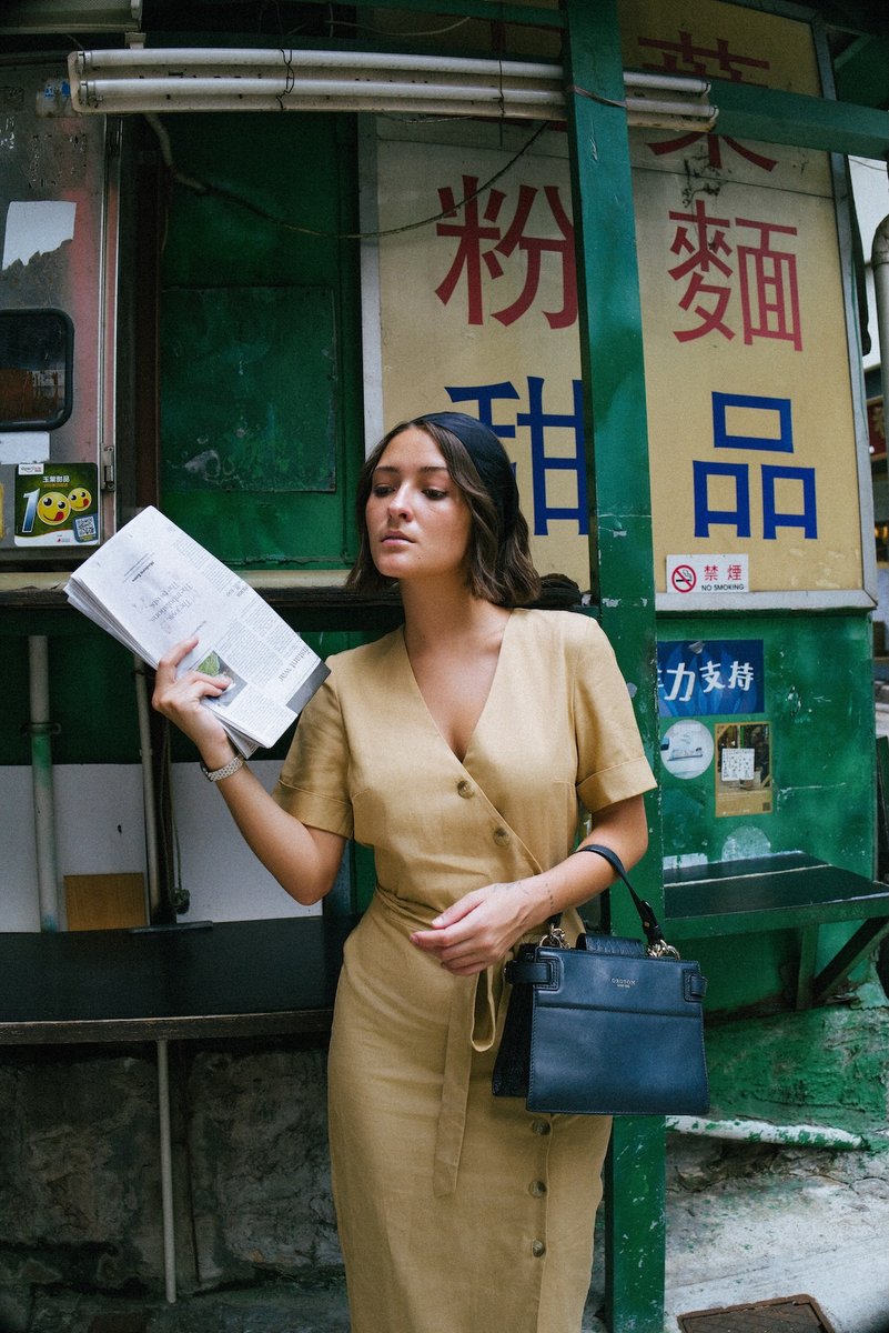 Emelie Dress - Mustard Yellow