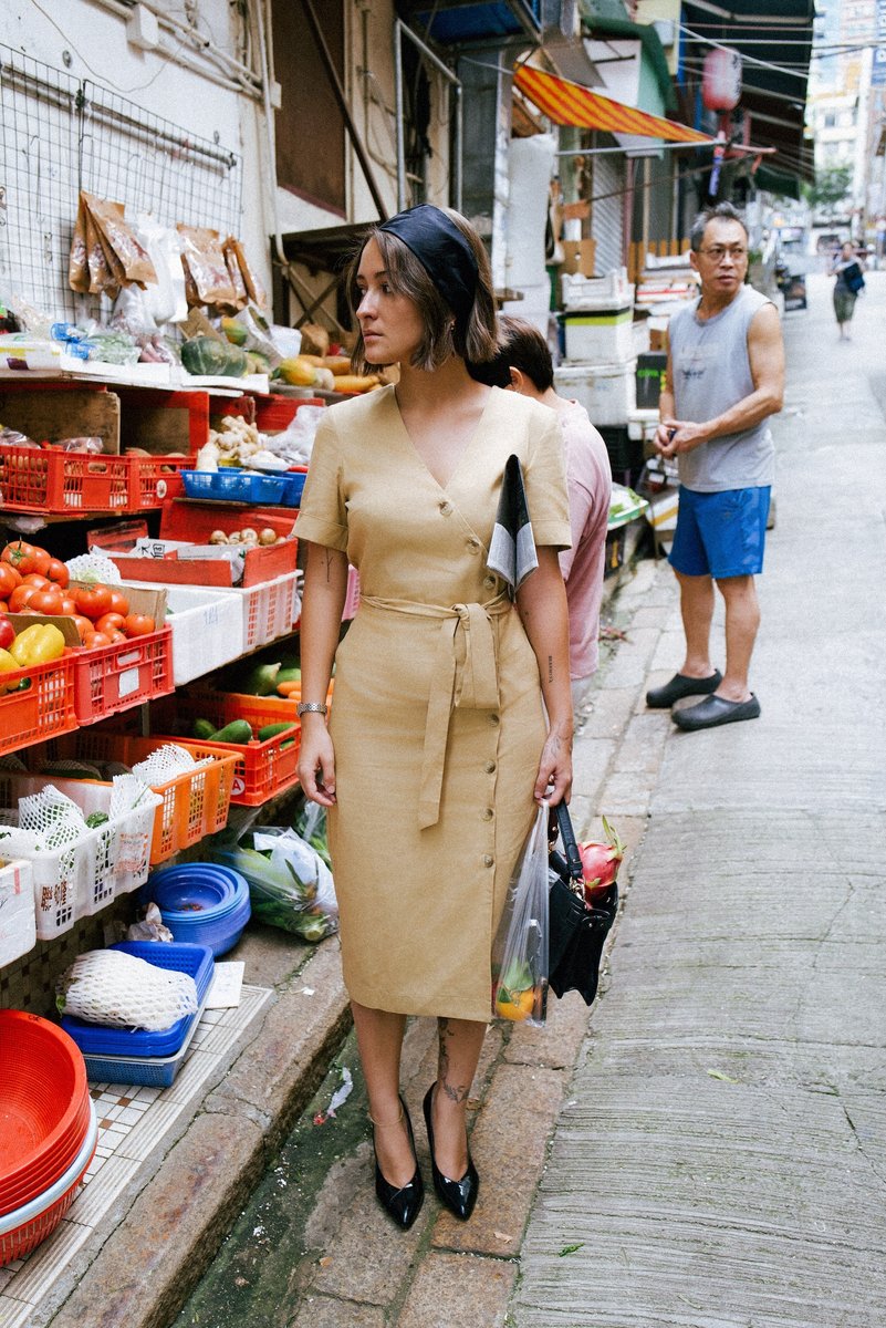 Emelie Dress - Mustard Yellow