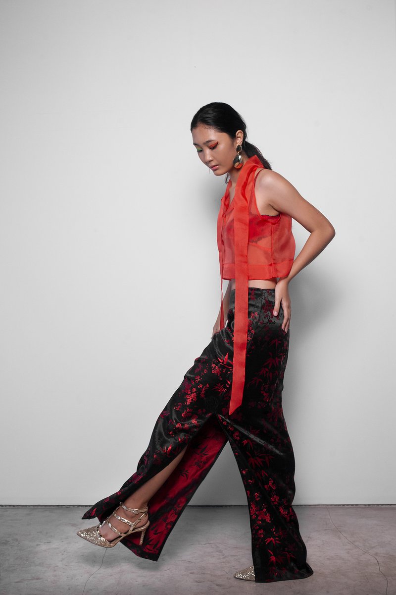 ORGANZA CROP TOP