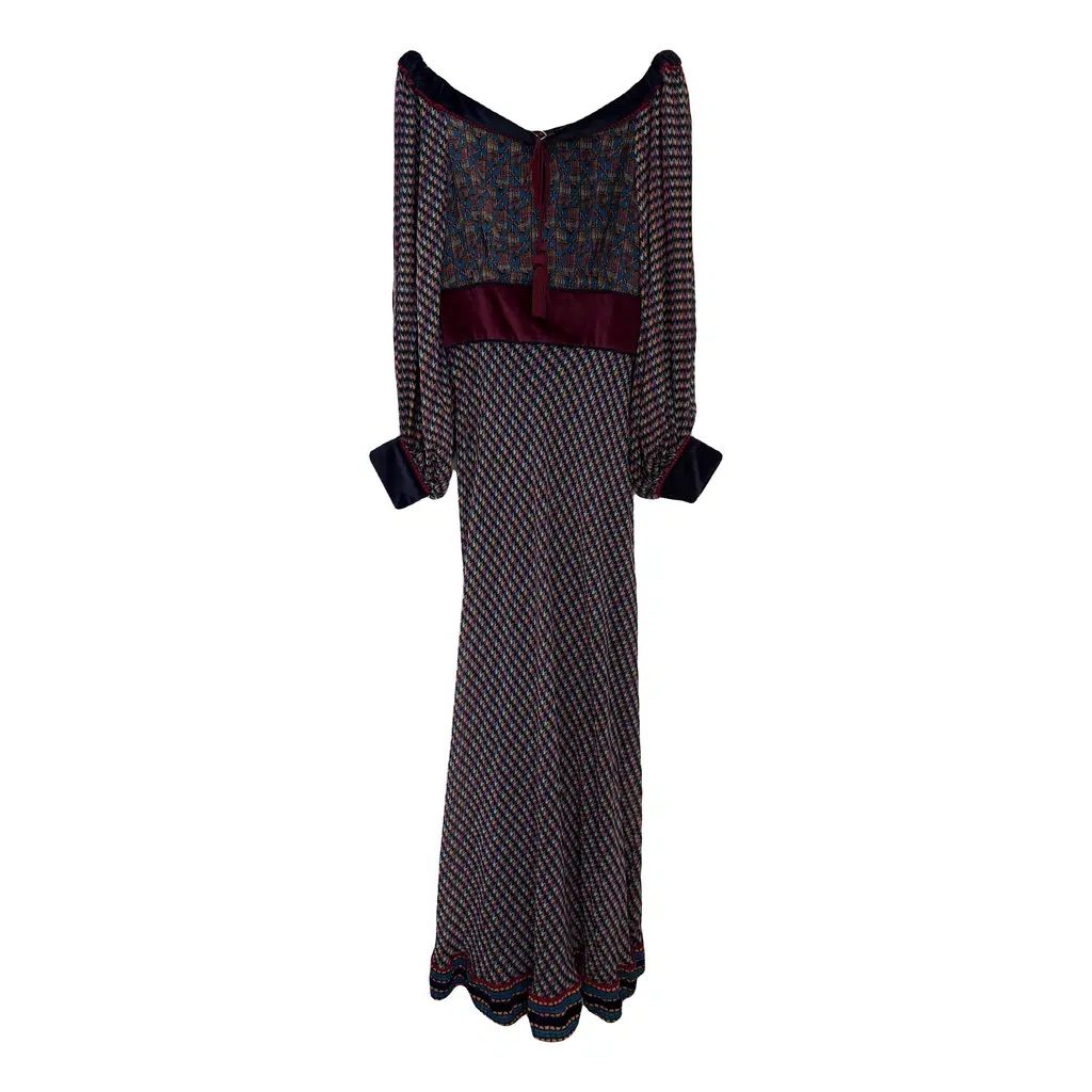 Talitha Shani Silk Maxi Dress – Maghreb Print