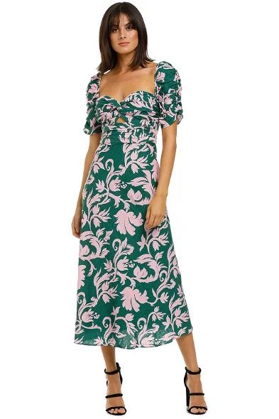 Keepsake Wistful Midi Dress – Jade Baroque