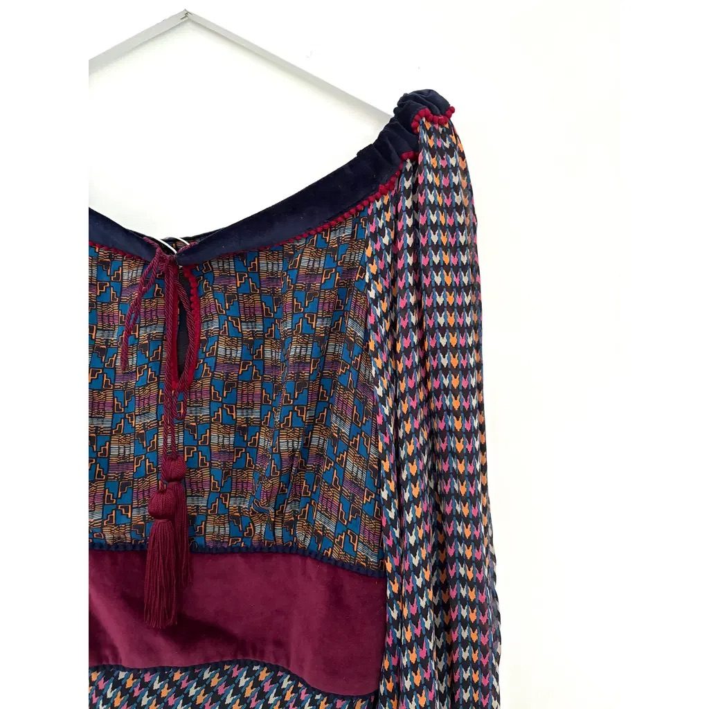 Talitha Shani Silk Maxi Dress – Maghreb Print