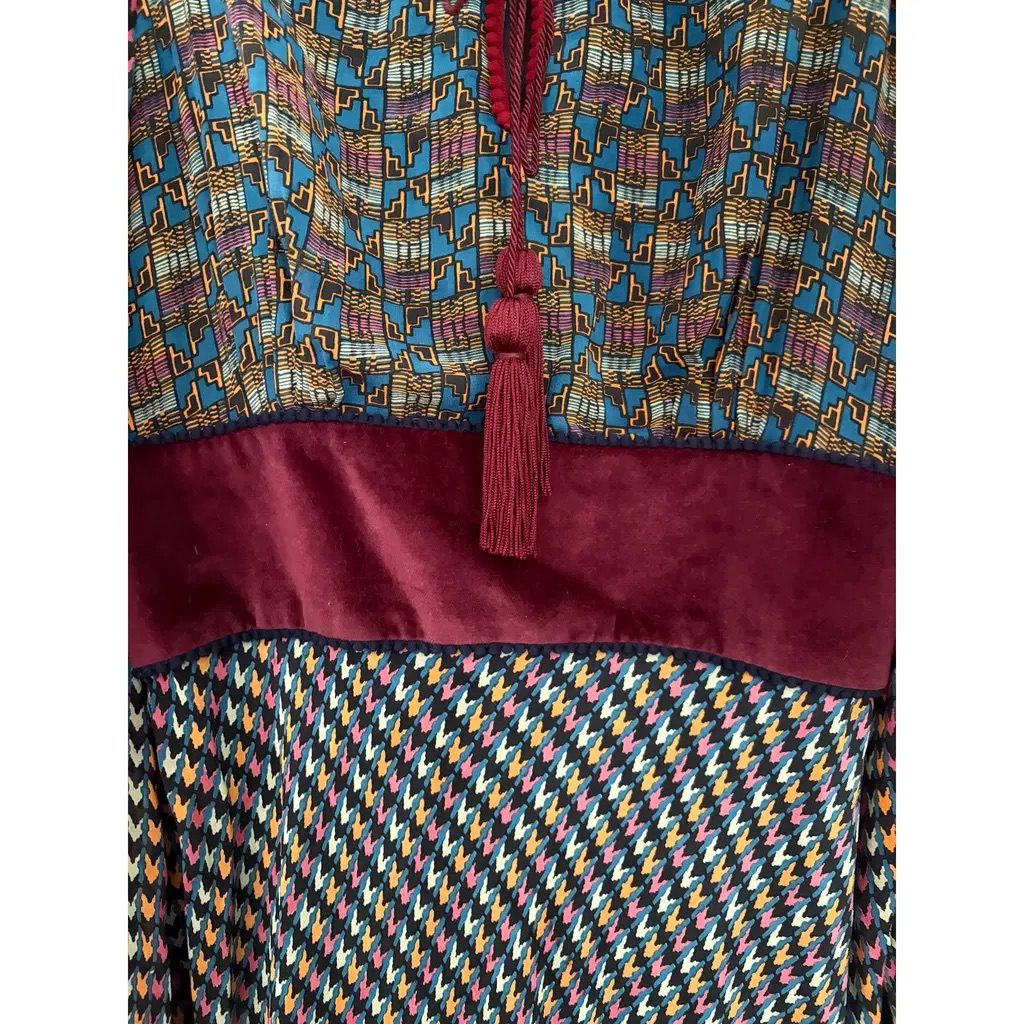 Talitha Shani Silk Maxi Dress – Maghreb Print