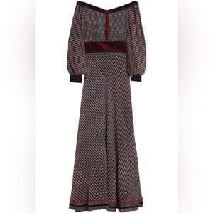 Talitha Shani Silk Maxi Dress – Maghreb Print