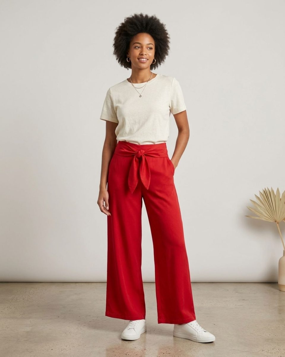 LISBON PANTS RED