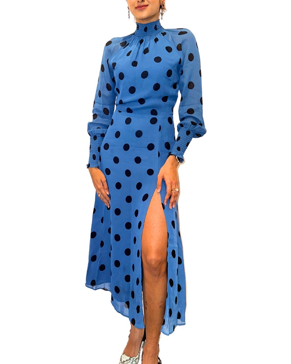 Reformation, Valentin Polka Dot Dress
