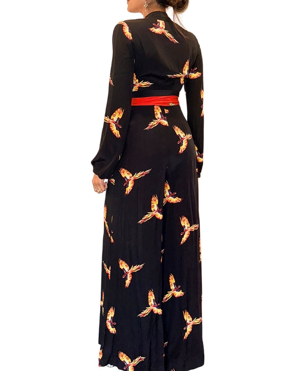 Diane Von Furstenberg, Bird Print Wrap Dress