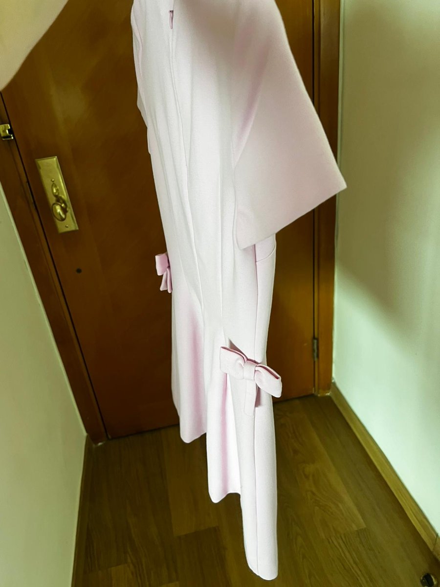 Candy Mini Dress in Pink (Cheongsam/QiPao style neckline with bows)