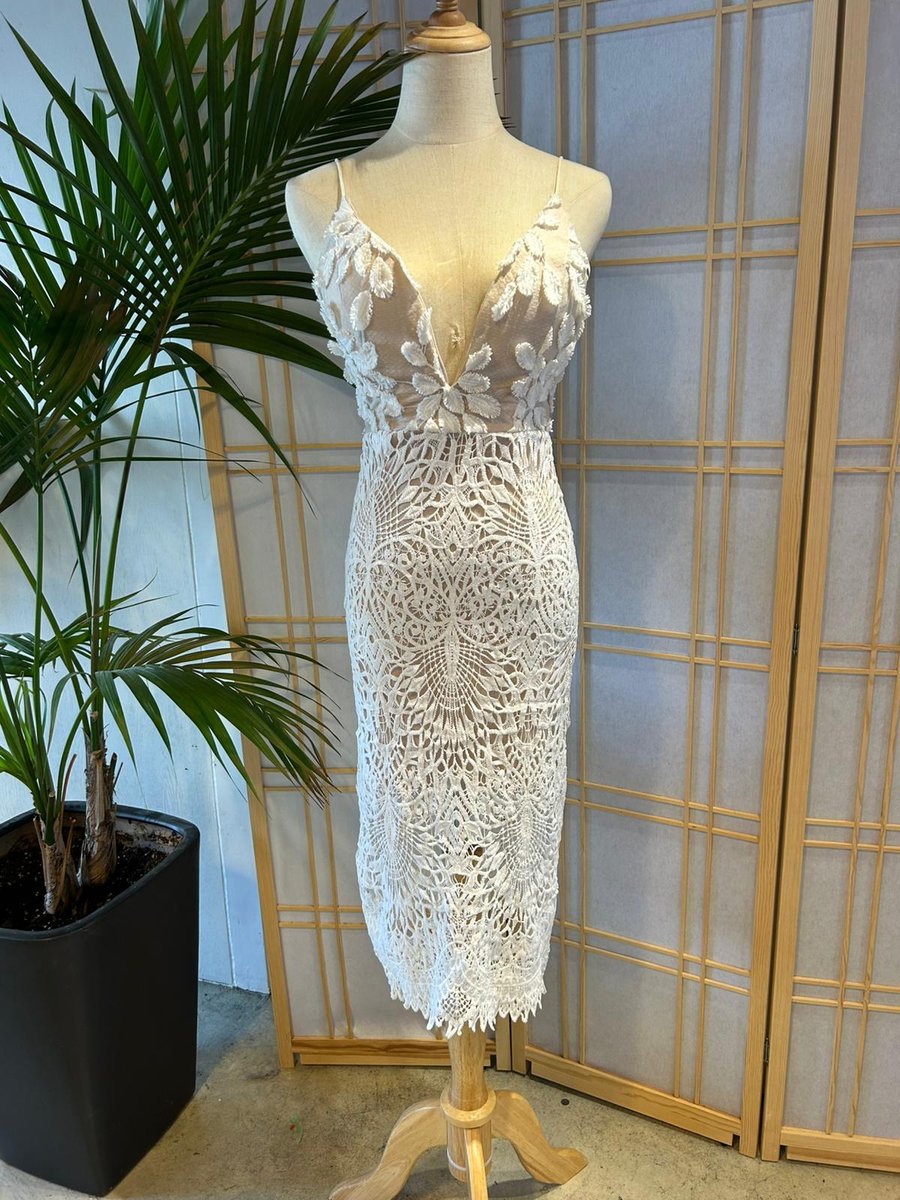 Love Triange White Dress