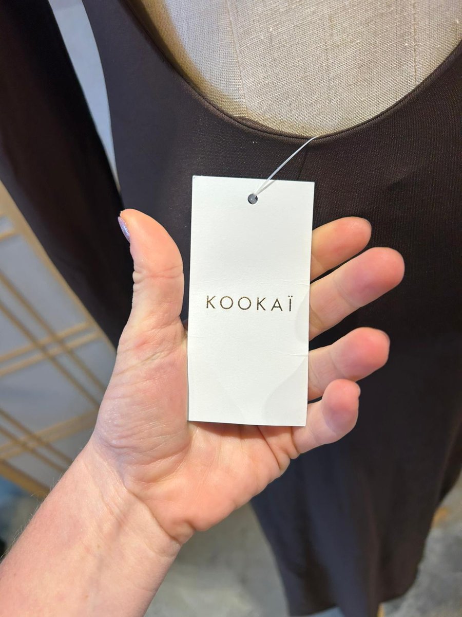 Kookai Amari Midi Dress Dark Mahogany