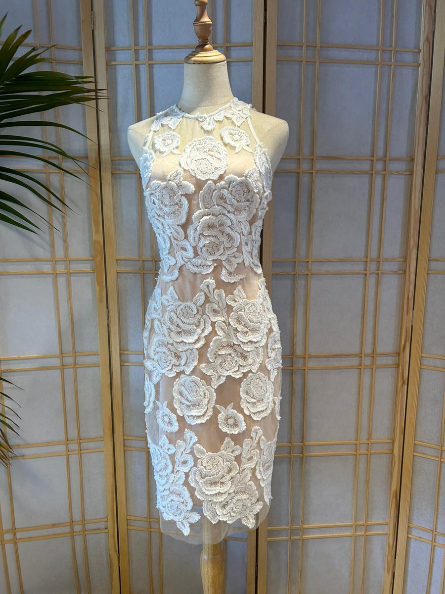 Reiss White Floral Dress
