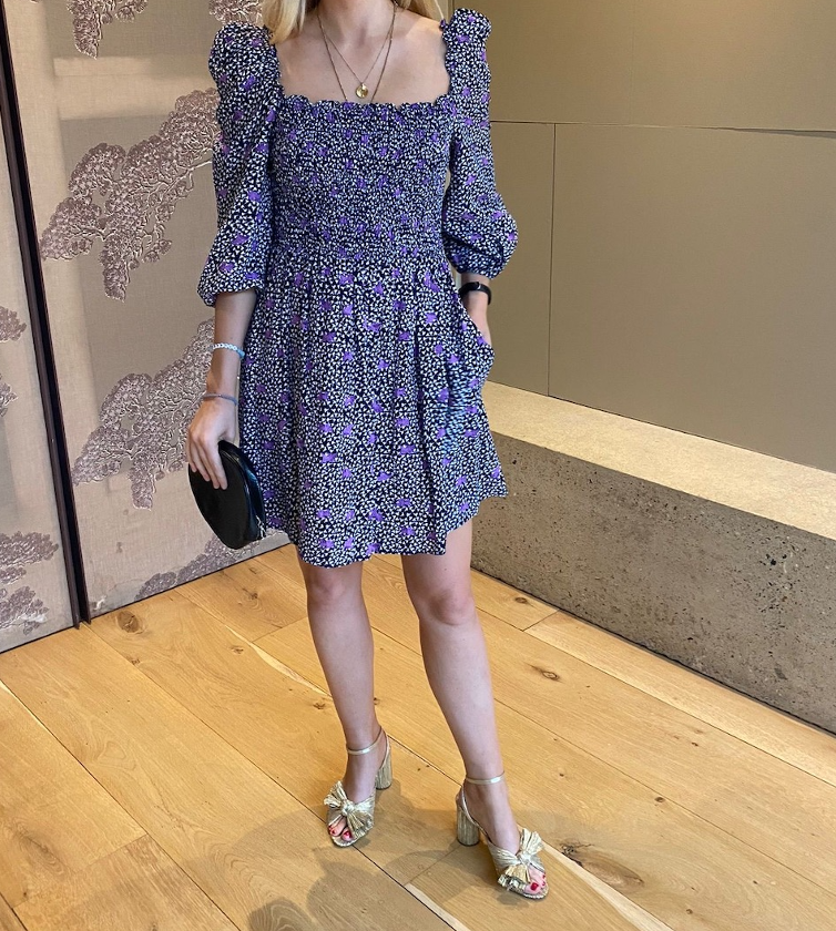 MAJE Purple Short Dress