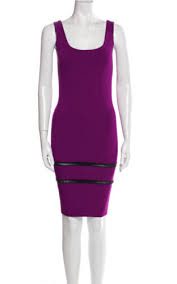Victoria Beckham Purple Dress