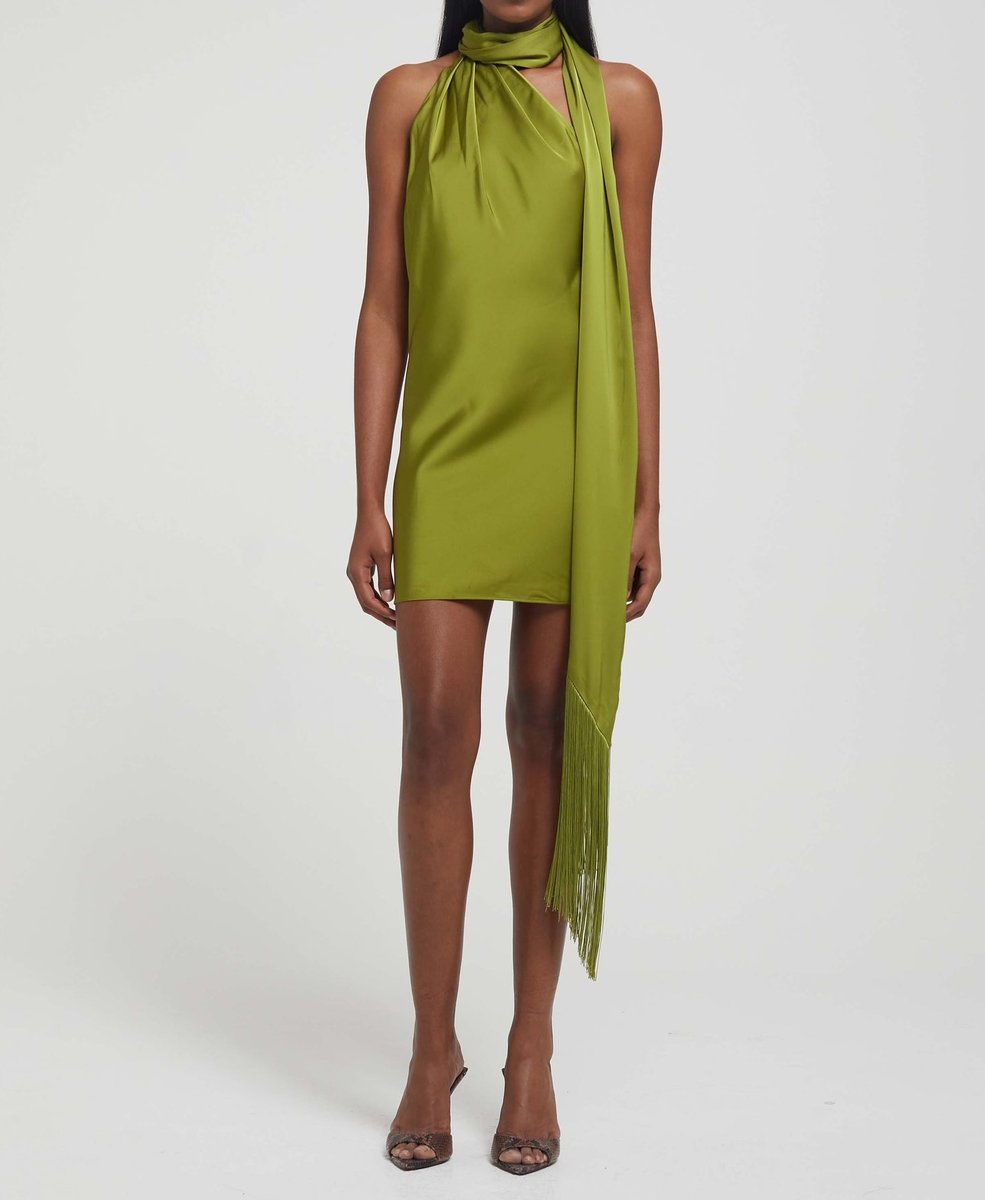 Rat & Boa Serafia green dress