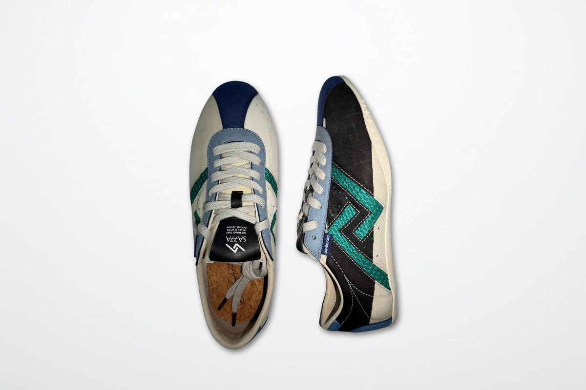 SA77A AMOY Yin (☷) – Up-cycled Sail Sneakers