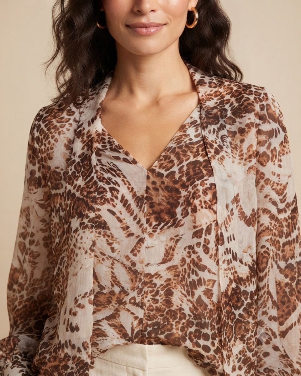 Zimmermann Animal Print Shirt