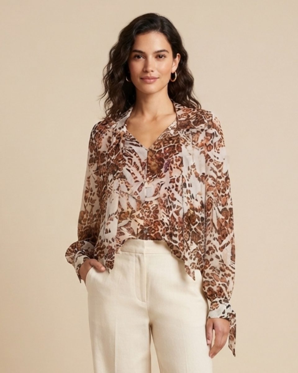 Zimmermann Animal Print Shirt