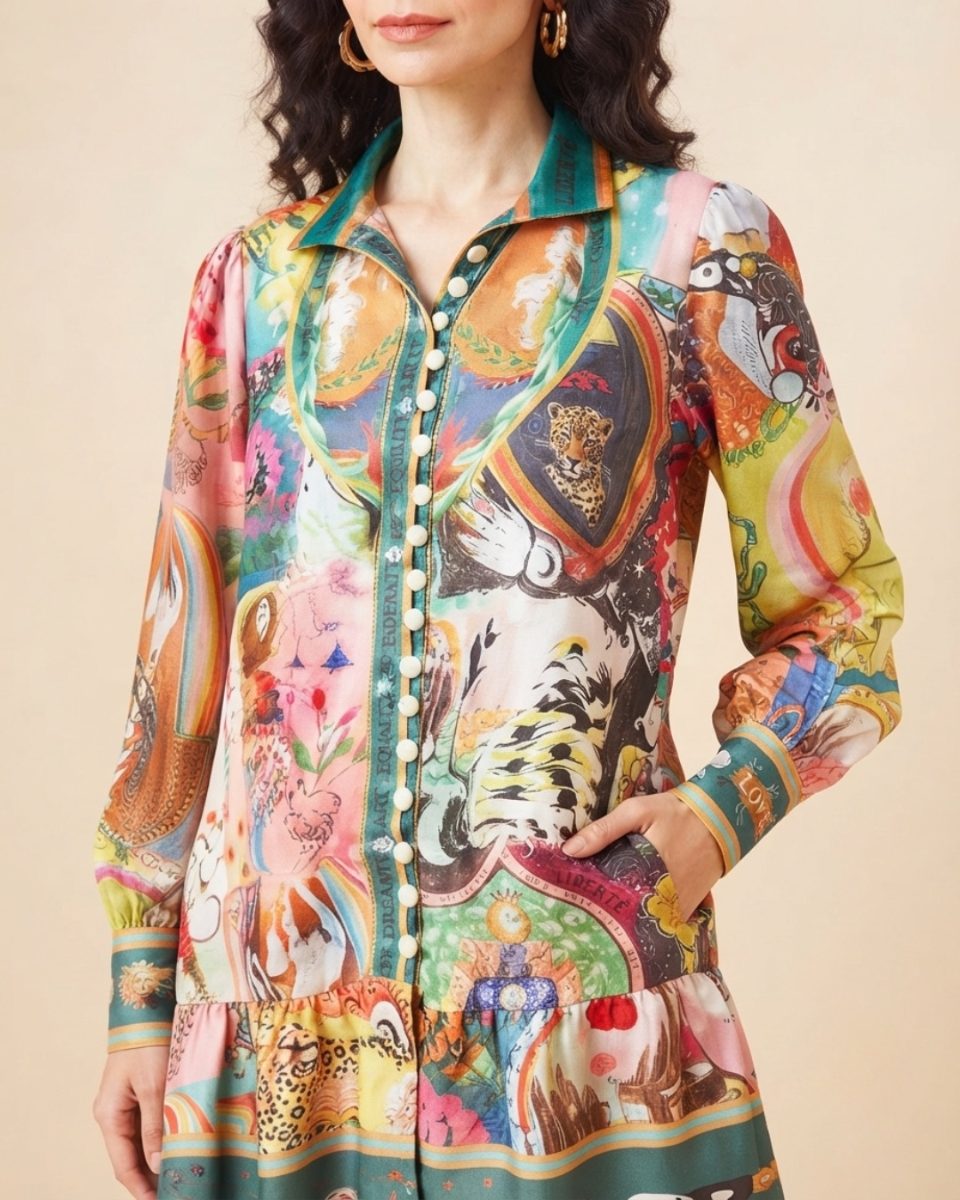 Boutique Multi Colour Short Dress