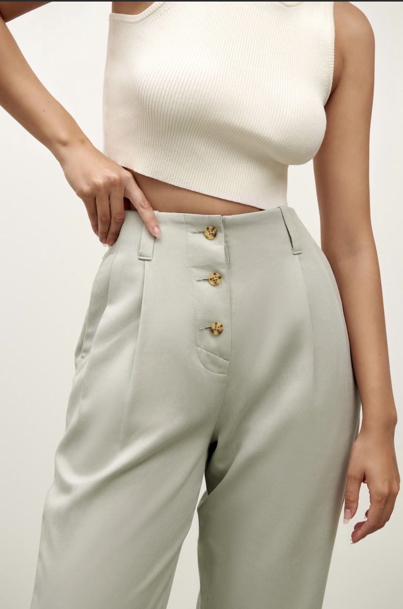Callie Pants - Mint Green