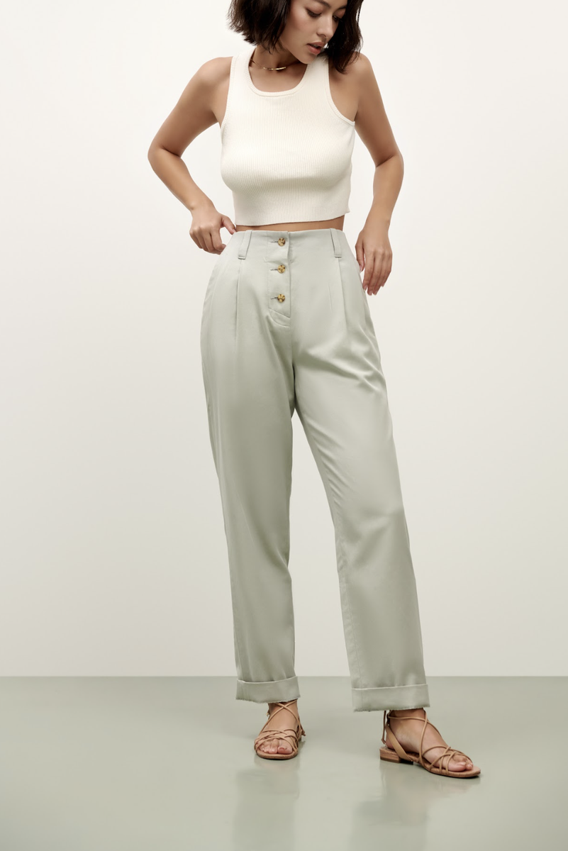 Callie Pants - Mint Green