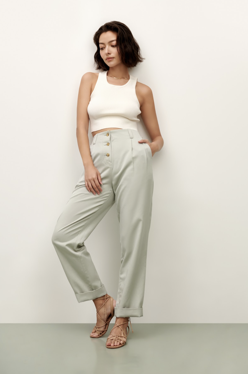Callie Pants - Mint Green