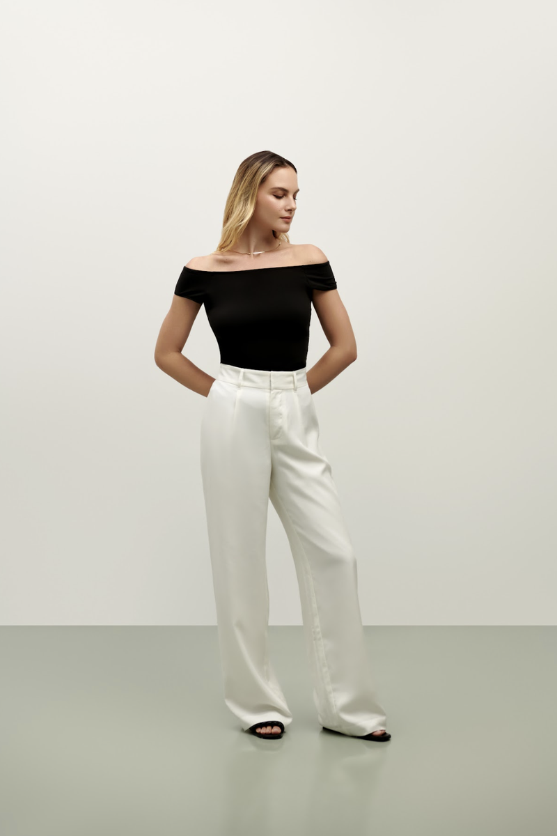Brigitte Poised Top - Black