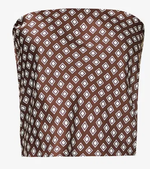 Spritz Strapless Silk Top